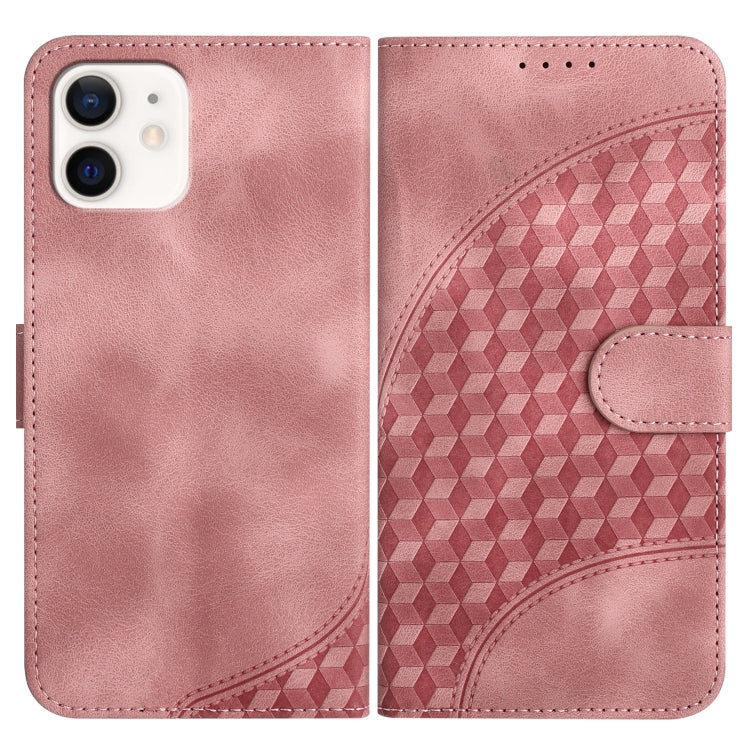 YX0060 Elephant Head Embossed Phone Leather Case with Lanyard, For iPhone 11 Pro Max, For iPhone 11, For iPhone 11 Pro