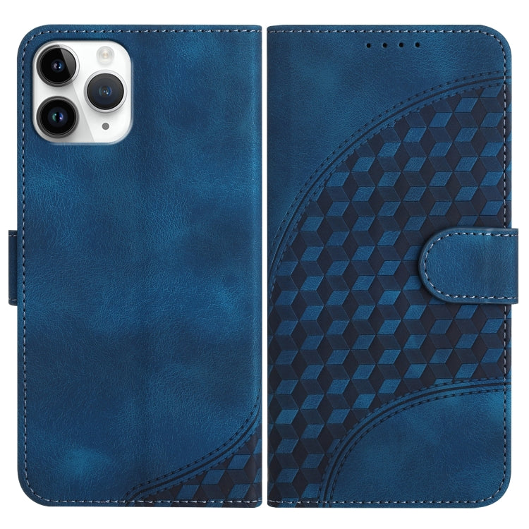 YX0060 Elephant Head Embossed Phone Leather Case with Lanyard, For iPhone 11 Pro Max, For iPhone 11, For iPhone 11 Pro