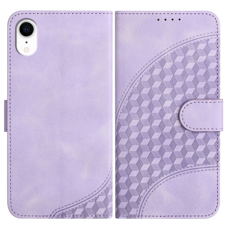 YX0060 Elephant Head Embossed Phone Leather Case with Lanyard, For iPhone XS / X, For iPhone XR, For iPhone XS Max