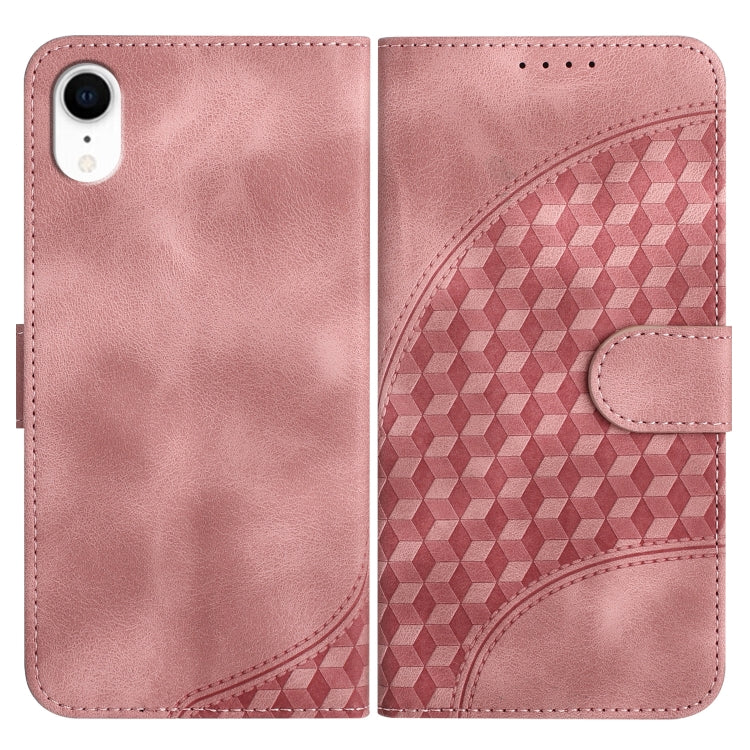 YX0060 Elephant Head Embossed Phone Leather Case with Lanyard, For iPhone XS / X, For iPhone XR, For iPhone XS Max