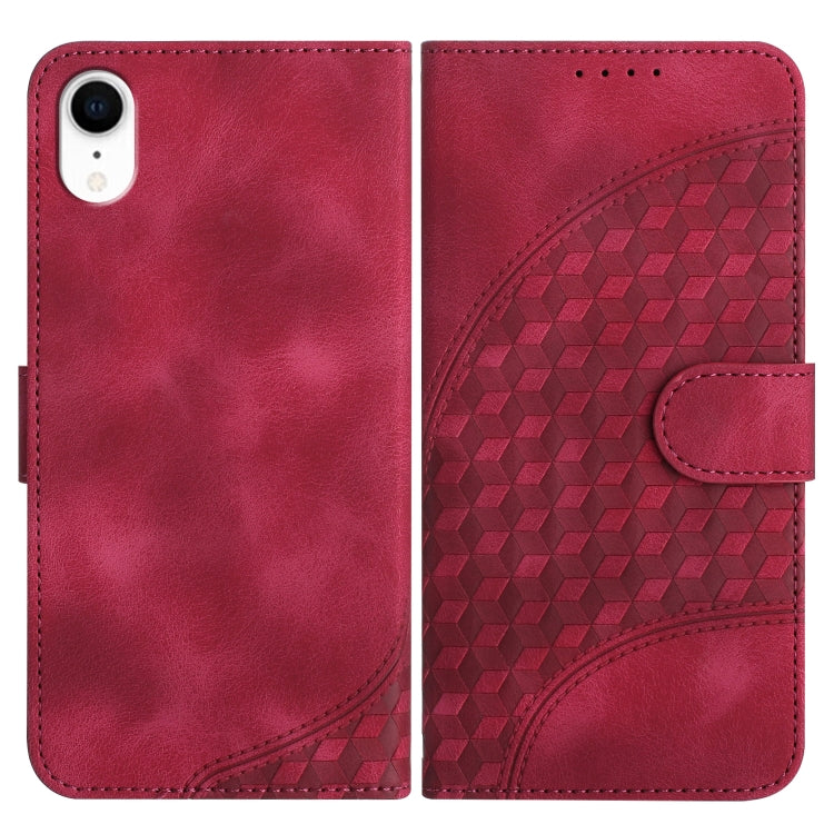 YX0060 Elephant Head Embossed Phone Leather Case with Lanyard, For iPhone XS / X, For iPhone XR, For iPhone XS Max