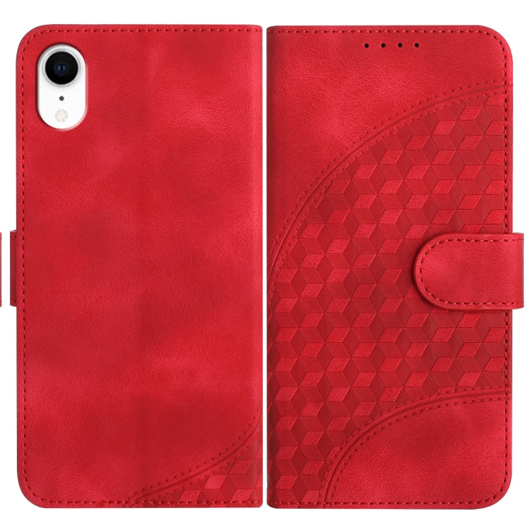 YX0060 Elephant Head Embossed Phone Leather Case with Lanyard, For iPhone XS / X, For iPhone XR, For iPhone XS Max