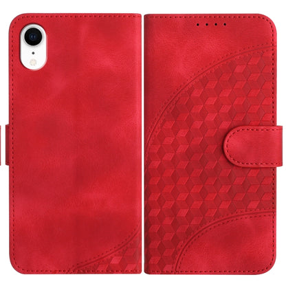 YX0060 جراب هاتف جلدي منقوش برأس فيل مع حبل، مناسب لأجهزة iPhone 12 mini وiPhone 11 Pro Max وiPhone 11 وiPhone 11 Pro وiPhone XS / X وiPhone XR