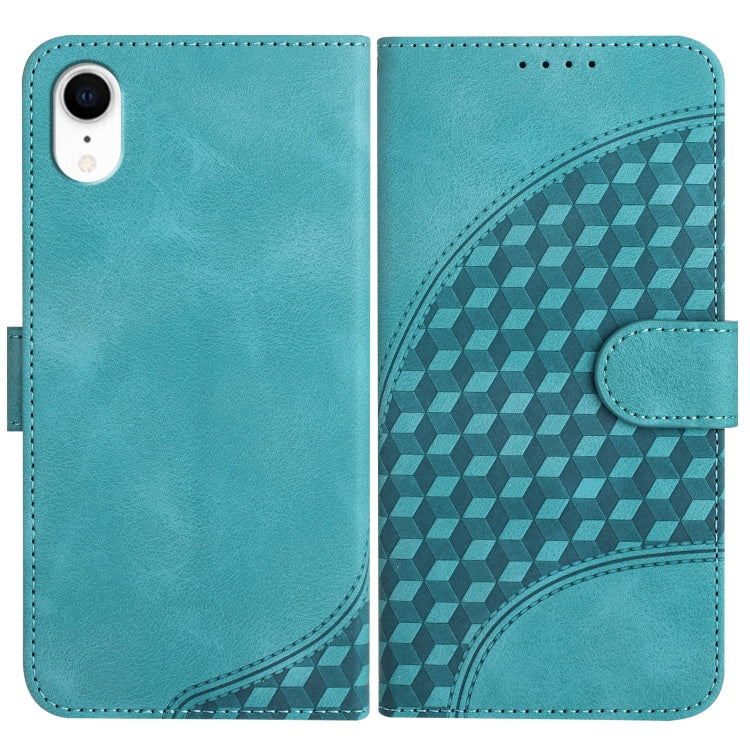 YX0060 Elephant Head Embossed Phone Leather Case with Lanyard, For iPhone XS / X, For iPhone XR, For iPhone XS Max