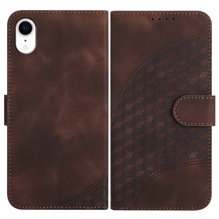 YX0060 Elephant Head Embossed Phone Leather Case with Lanyard, For iPhone XS / X, For iPhone XR, For iPhone XS Max