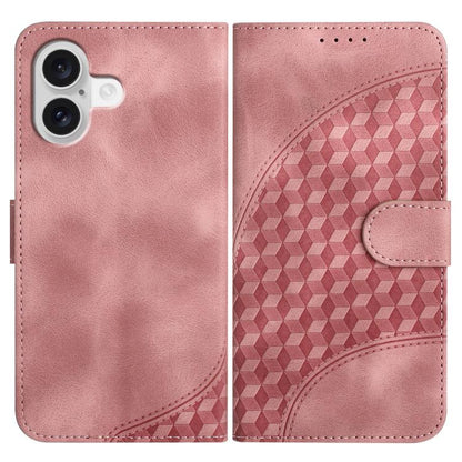 جراب هاتف جلدي منقوش برأس فيل YX0060 مع حبل، مناسب لأجهزة iPhone 17 Pro Max وiPhone 17 Pro وiPhone 17 وiPhone 17 Air وiPhone 16e وiPhone 16 Pro Max