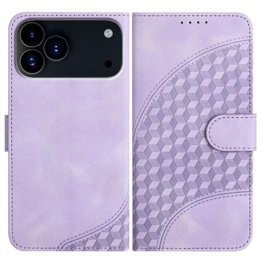 جراب هاتف جلدي منقوش برأس فيل YX0060 مع حبل، مناسب لأجهزة iPhone 17 Pro Max وiPhone 17 Pro وiPhone 17 وiPhone 17 Air وiPhone 16e وiPhone 16 Pro Max