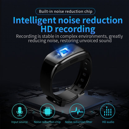 JNN C5 HD Noise Reduction Smart Recording Electronic Bracelet