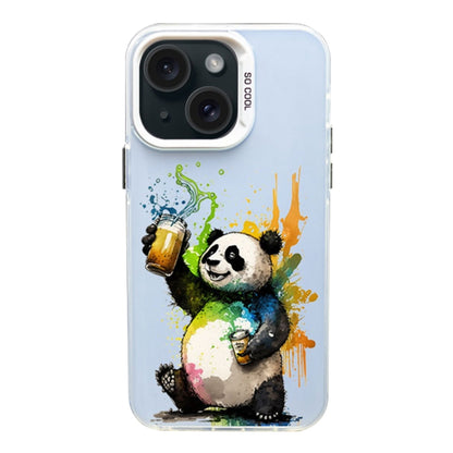 Color Ink Frosted PC+TPU Phone Case, For iPhone 15 Pro Max, For iPhone 15 Pro, For iPhone 15 Plus