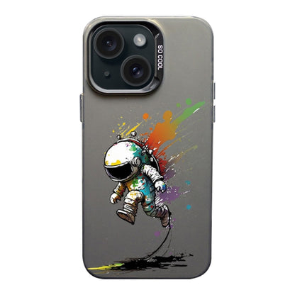 Color Ink Frosted PC+TPU Phone Case, For iPhone 15, For iPhone 14 Plus, For iPhone 14