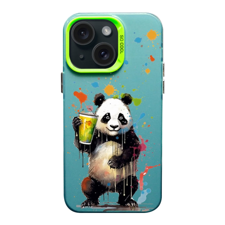 Color Ink Frosted PC+TPU Phone Case, For iPhone 15, For iPhone 14 Plus, For iPhone 14