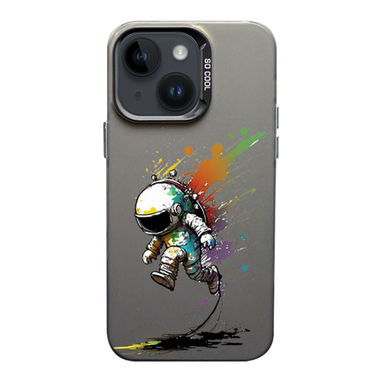 Color Ink Frosted PC+TPU Phone Case, For iPhone 15, For iPhone 14 Plus, For iPhone 14