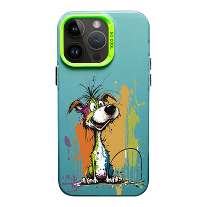 Color Ink Frosted PC+TPU Phone Case, For iPhone 14 Pro, For iPhone 14 Pro Max, For iPhone 13 Pro Max