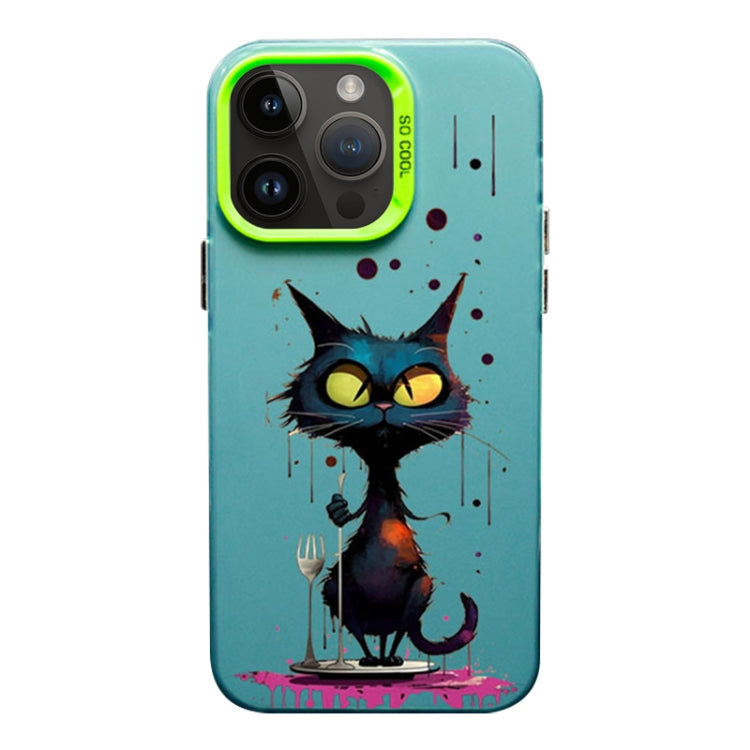 Color Ink Frosted PC+TPU Phone Case, For iPhone 14 Pro, For iPhone 14 Pro Max, For iPhone 13 Pro Max