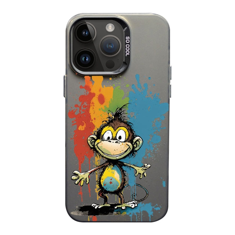 Color Ink Frosted PC+TPU Phone Case, For iPhone 14 Pro, For iPhone 14 Pro Max, For iPhone 13 Pro Max