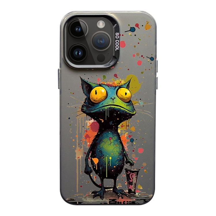 Color Ink Frosted PC+TPU Phone Case, For iPhone 14 Pro, For iPhone 14 Pro Max, For iPhone 13 Pro Max