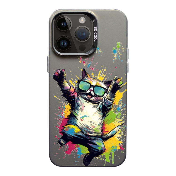 Color Ink Frosted PC+TPU Phone Case, For iPhone 14 Pro, For iPhone 14 Pro Max, For iPhone 13 Pro Max