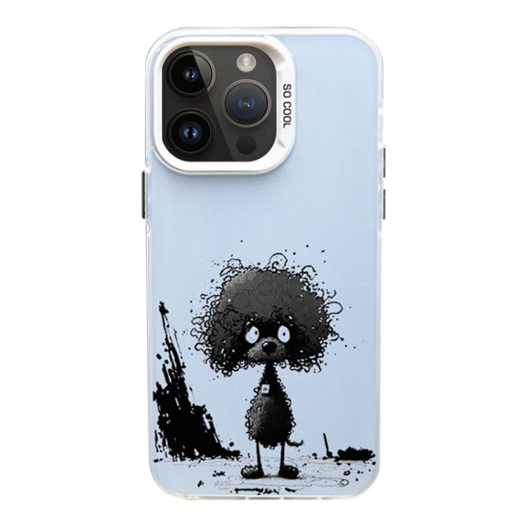 Color Ink Frosted PC+TPU Phone Case, For iPhone 14 Pro, For iPhone 14 Pro Max, For iPhone 13 Pro Max