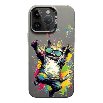 Color Ink Frosted PC+TPU Phone Case, For iPhone 14 Pro, For iPhone 14 Pro Max, For iPhone 13 Pro Max