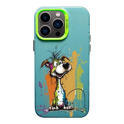 Color Ink Frosted PC+TPU Phone Case, For iPhone 14 Pro, For iPhone 14 Pro Max, For iPhone 13 Pro Max