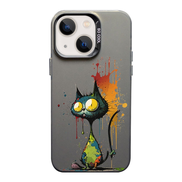 Color Ink Frosted PC+TPU Phone Case, For iPhone 13 Pro, For iPhone 13, For iPhone 12