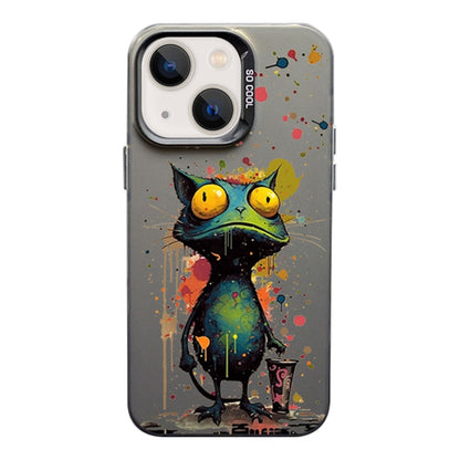 Color Ink Frosted PC+TPU Phone Case, For iPhone 13 Pro, For iPhone 13, For iPhone 12