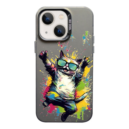 Color Ink Frosted PC+TPU Phone Case, For iPhone 13 Pro, For iPhone 13, For iPhone 12
