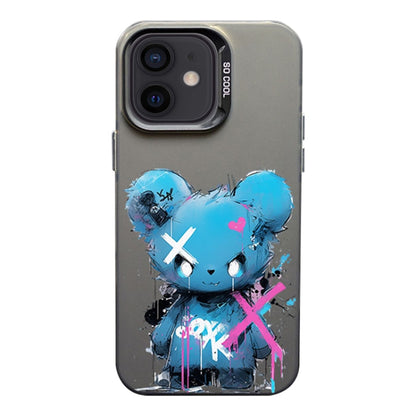 Color Ink Frosted PC+TPU Phone Case, For iPhone 11