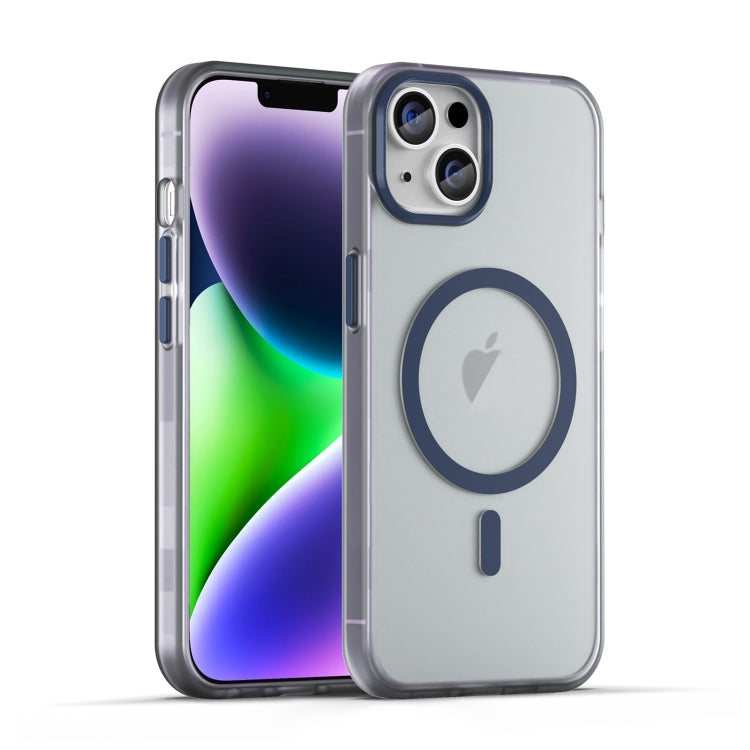 MagSafe Frosted Translucent TPU + PC Full Coverage Phone Case, For iPhone 15, For iPhone 14 Plus