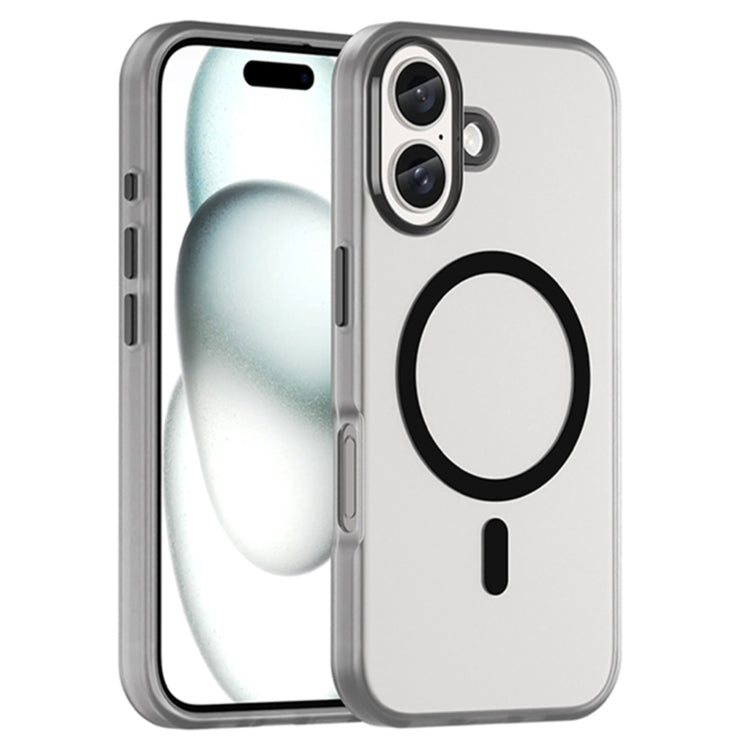 MagSafe Frosted Translucent TPU + PC Full Coverage Phone Case, For iPhone 16 Plus, For iPhone 16