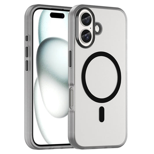 MagSafe Frosted Translucent TPU + PC Full Coverage Phone Case, For iPhone 16 Plus, For iPhone 16