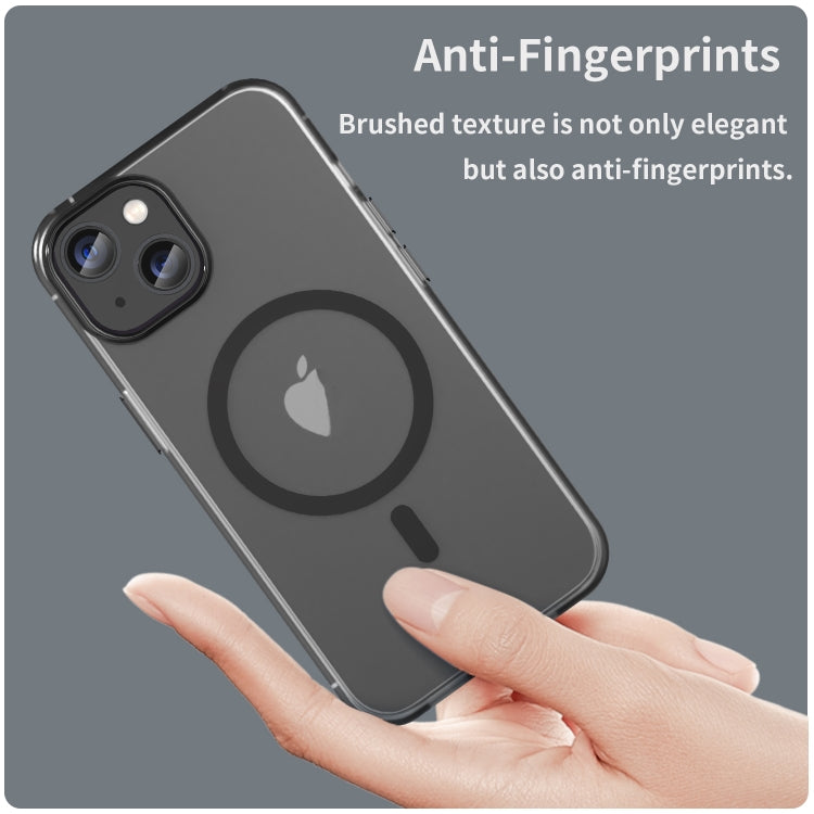 MagSafe Frosted Translucent TPU + PC Full Coverage Phone Case, For iPhone 16 Plus, For iPhone 16