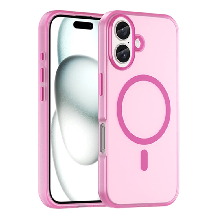 MagSafe Frosted Translucent TPU + PC Full Coverage Phone Case, For iPhone 16 Plus, For iPhone 16