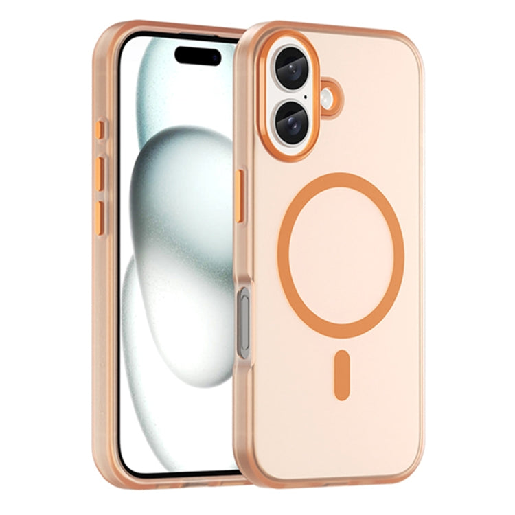 MagSafe Frosted Translucent TPU + PC Full Coverage Phone Case, For iPhone 16 Plus, For iPhone 16