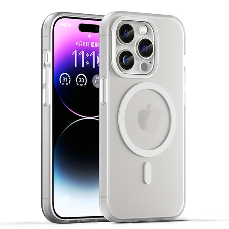 MagSafe Frosted Translucent TPU + PC Full Coverage Phone Case, For iPhone 16 Pro Max, For iPhone 16 Pro