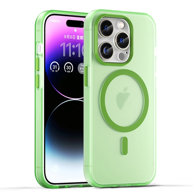 MagSafe Frosted Translucent TPU + PC Full Coverage Phone Case, For iPhone 16 Pro Max, For iPhone 16 Pro