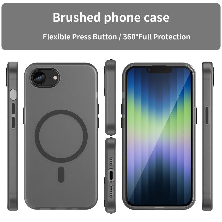 MagSafe Frosted Translucent TPU + PC Full Coverage Phone Case, iPhone 16e, For iPhone 15 Pro Max