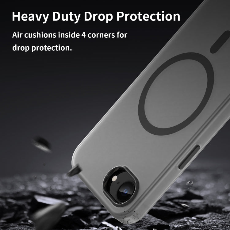 MagSafe Frosted Translucent TPU + PC Full Coverage Phone Case, iPhone 16e, For iPhone 15 Pro Max