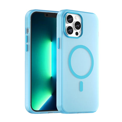جراب هاتف MagSafe Frosted شفاف من مادة TPU + PC بتغطية كاملة، لهاتف iPhone 12 Pro، وiPhone 11 Pro Max، وiPhone 11، وiPhone 11 Pro