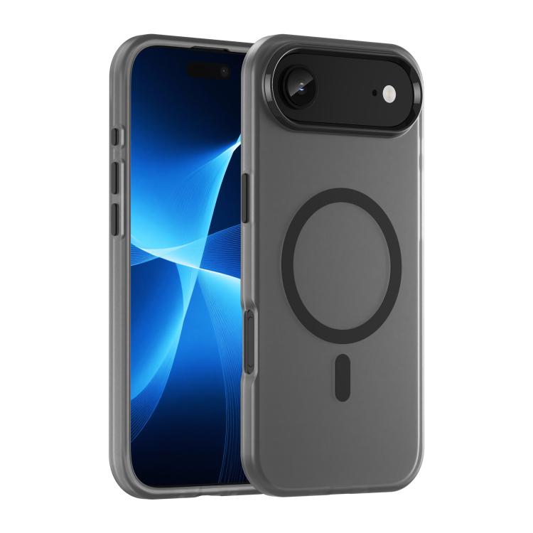جراب هاتف MagSafe Frosted شفاف من مادة TPU + PC بتغطية كاملة، مناسب لأجهزة iPhone 17 وiPhone 16e وiPhone 16 Pro Max وiPhone 16 Pro وiPhone 16 Plus