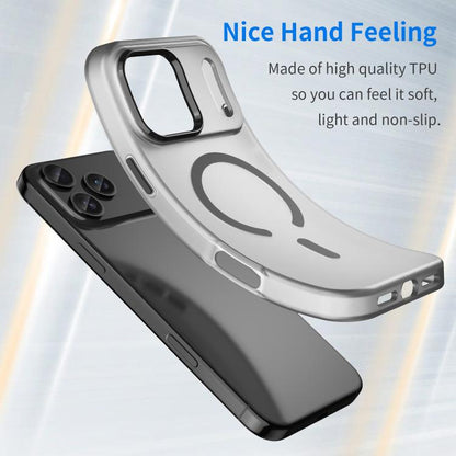جراب هاتف MagSafe Frosted شفاف من مادة TPU + PC بتغطية كاملة، مناسب لأجهزة iPhone 17 وiPhone 16e وiPhone 16 Pro Max وiPhone 16 Pro وiPhone 16 Plus