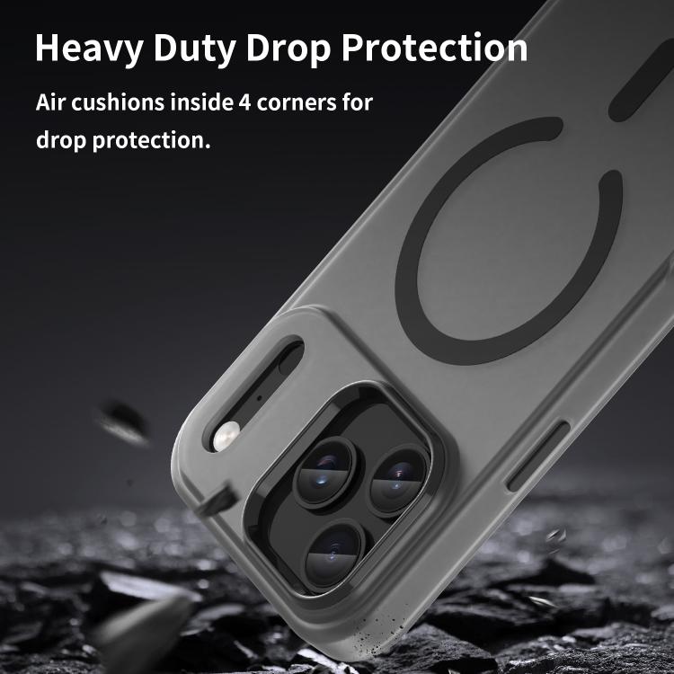 جراب هاتف MagSafe Frosted شفاف من مادة TPU + PC بتغطية كاملة، مناسب لأجهزة iPhone 17 وiPhone 16e وiPhone 16 Pro Max وiPhone 16 Pro وiPhone 16 Plus