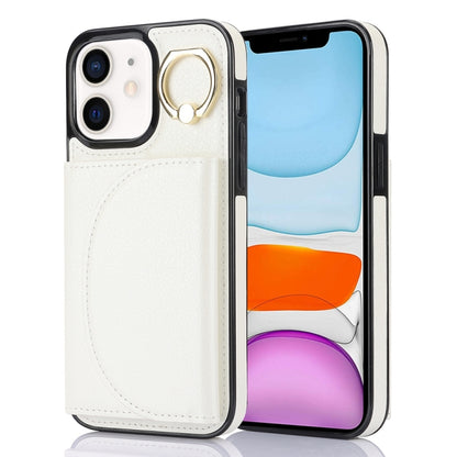 Ring Holder Card Bag Skin Feel Phone Case