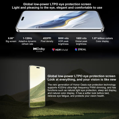 Honor Magic6 Pro، شاشة 6.8 بوصة، Magic OS 8.0، معالج Snapdragon 8 من الجيل الثالث ثماني النواة حتى 3.3 جيجاهرتز، شبكة: 5G، OTG، NFC، يدعم Google Play، 12 جيجابايت + 256 جيجابايت، 16 جيجابايت + 512 جيجابايت، 16 جيجابايت + 1 تيرابايت