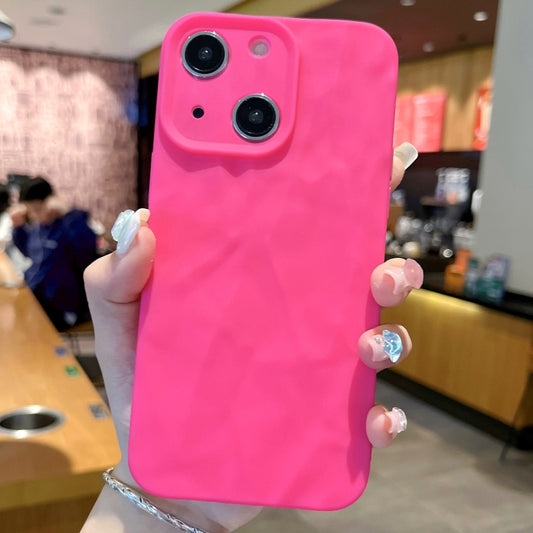 جراب هاتف TPU بنسيج التجاعيد المصقولة، مناسب لأجهزة iPhone 15 وiPhone 14 Plus وiPhone 14 وiPhone 14 Pro وiPhone 14 Pro Max وiPhone 7 / 8 / SE 2022