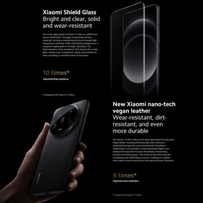 Xiaomi 14 Ultra,  6.73 inch Xiaomi HyperOS Snapdragon 8 Gen 3 Octa Core 4nm up to 3.3GHz, NFC, Network: 5G