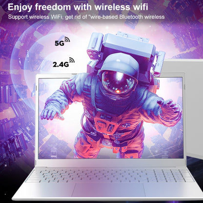 V8 15.6 inch Ultrathin Laptop, Windows 11 Intel Processor N95 Quad Core