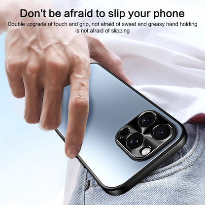 جراب هاتف R-JUST RJ-61 مطلي بالكهرباء من مادة TPU + PC، لهاتف iPhone 12 Pro