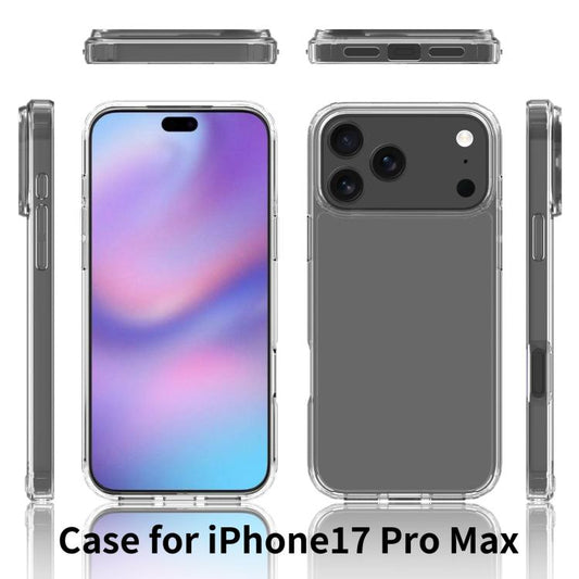 جراب هاتف أكريليك مقاوم للخدش من مادة TPU، مناسب لأجهزة iPhone 17 Pro Max، iPhone 17 Pro، iPhone 17، iPhone 17 Air، iPhone 16e، iPhone 16 Pro Max، iPhone 16 Pro، iPhone 16 Plus، iPhone 16