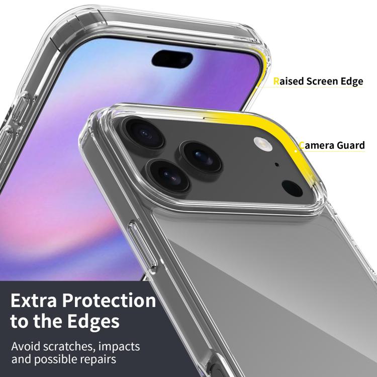 جراب هاتف أكريليك مقاوم للخدش من مادة TPU، مناسب لأجهزة iPhone 17 Pro Max، iPhone 17 Pro، iPhone 17، iPhone 17 Air، iPhone 16e، iPhone 16 Pro Max، iPhone 16 Pro، iPhone 16 Plus، iPhone 16